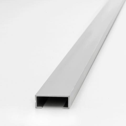 1483-ALUMINIO LISTELLO LUXOR CROMO MATE